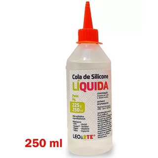 Cola de Silicone Líquida Leoarte 250ml em Oferta na Shopee