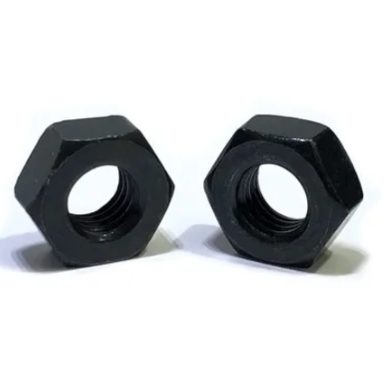 Porca Sextavada M3 Zincado Preto