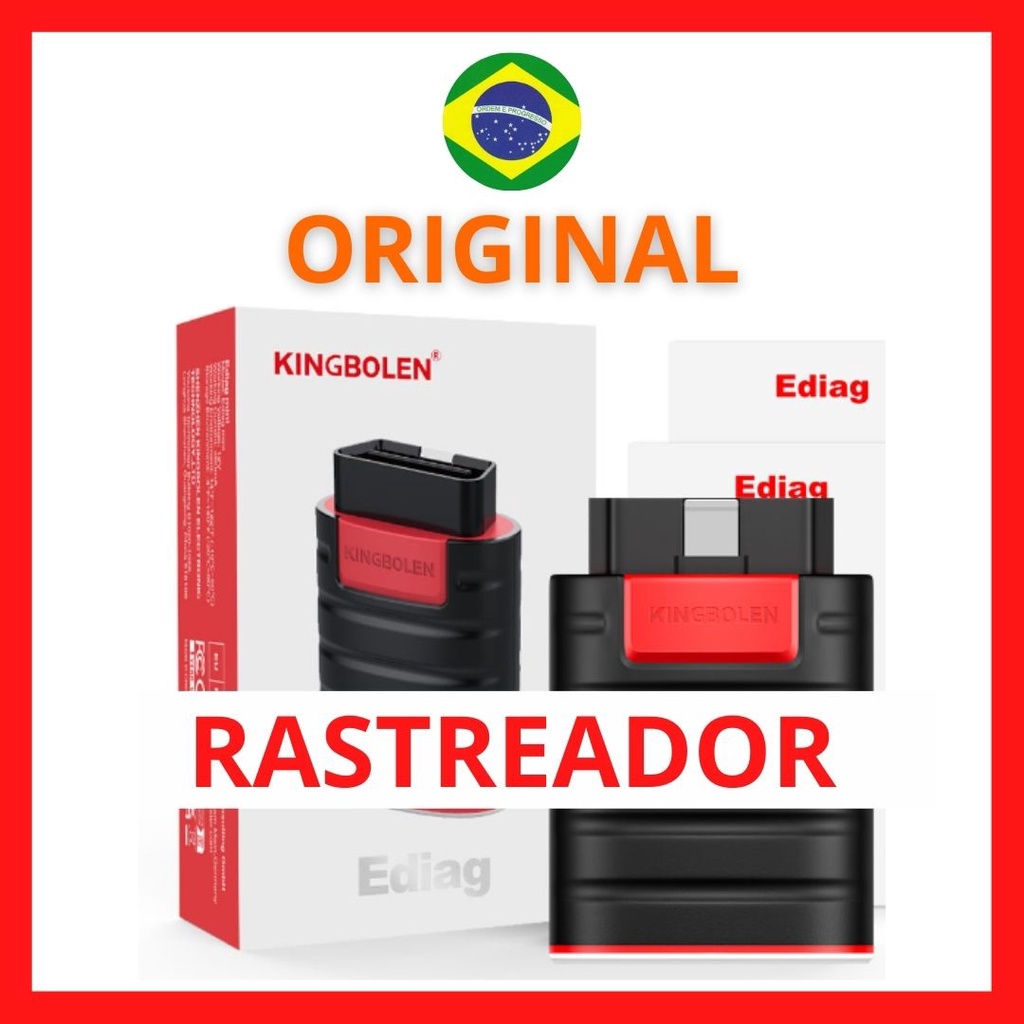 Rastreador Veicular Scanner Ferramenta De Diagnóstico De Carro KINGBOLEN Ediag OLD Version Original Leitor De Código - Envio Imediato