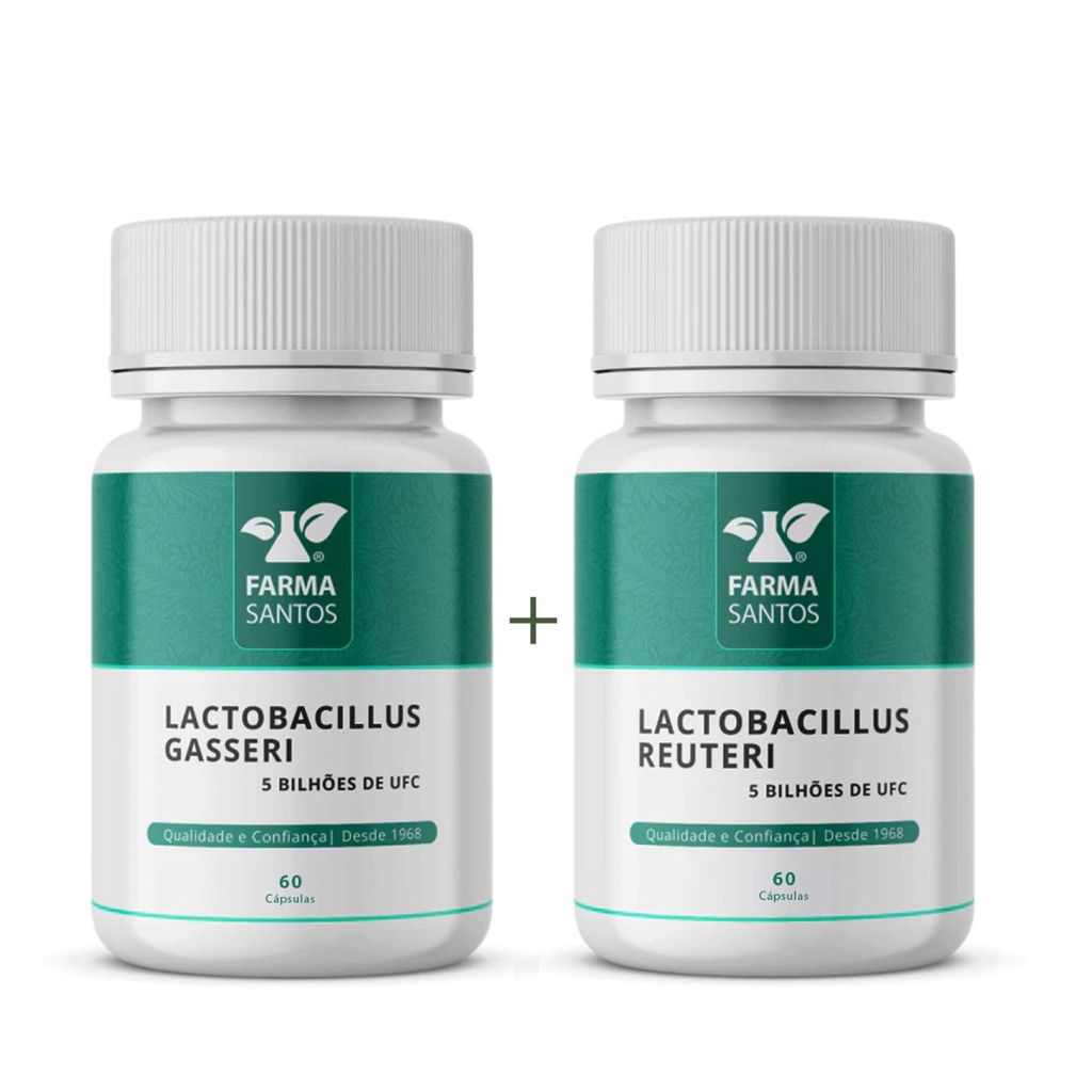 Lactobacillus Reuteri + Gasseri 5 Bilhões Ufc 60 Cápsulas em Oferta na Shopee