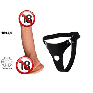 Cinta Peniana Consolo Com Ventosa Grande Strap On