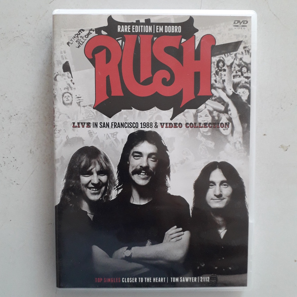 DVD Rush - Live In San Francisco 1988 + Video Collection