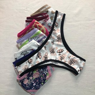 Kit 10 Calcinha Tanga Asa Delta Conforto Menina Moça Microfibra