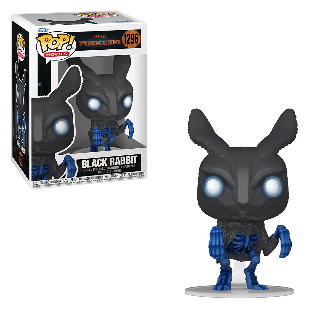 FUNKO POP MOVIES PINOCCHIO - BLACK RABBIT 1296 NOVO ORIGINAL