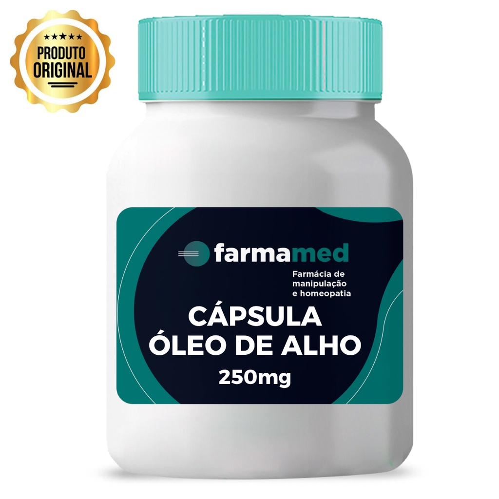 Óleo De Alho 250mg - 100 Cápsulas