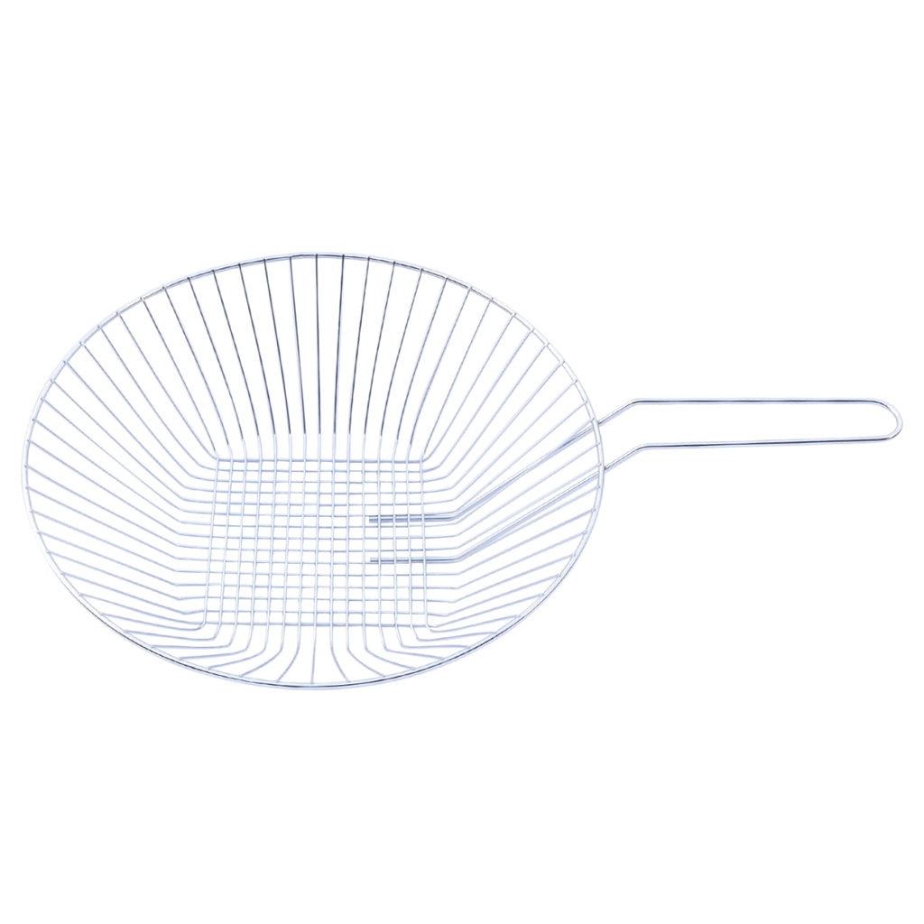 Cesto Cromado Para Fritura Fritadeira Peneira 35cm em Oferta na Shopee