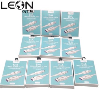 KIT 10/KIT 6 Cabo Celular Carregamento V8 Rápido e Turbo Tipo-V8 LEON-5066 da LEON GTS