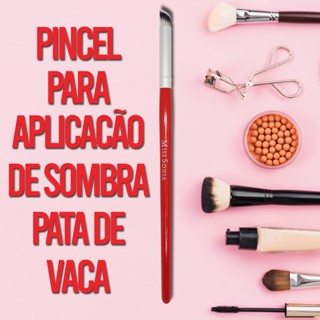 Pincel Chanfrado Para Esfumar Pata de Vaca Manicure Unhas Miss Sonia SQ7633 OU SQ6085