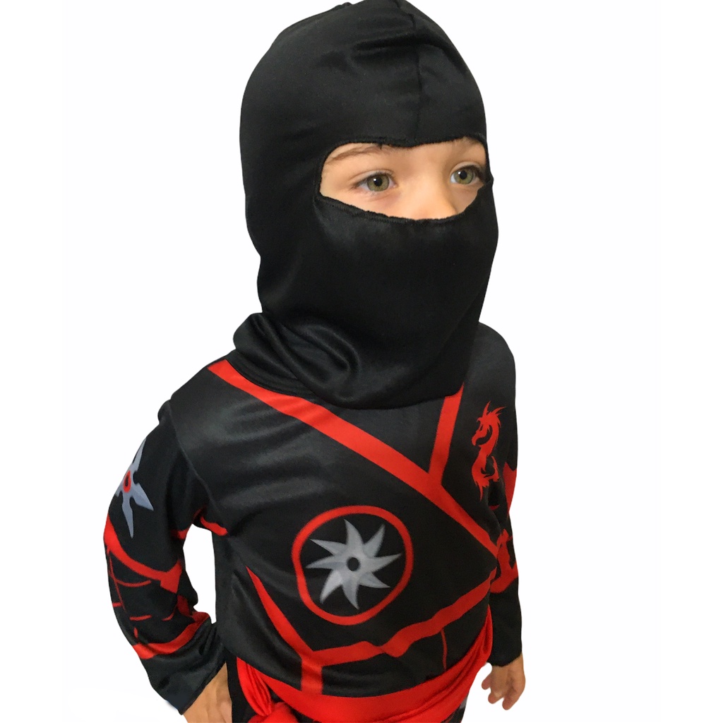 Fantasia Ninja Samurai Infantil com Espada
