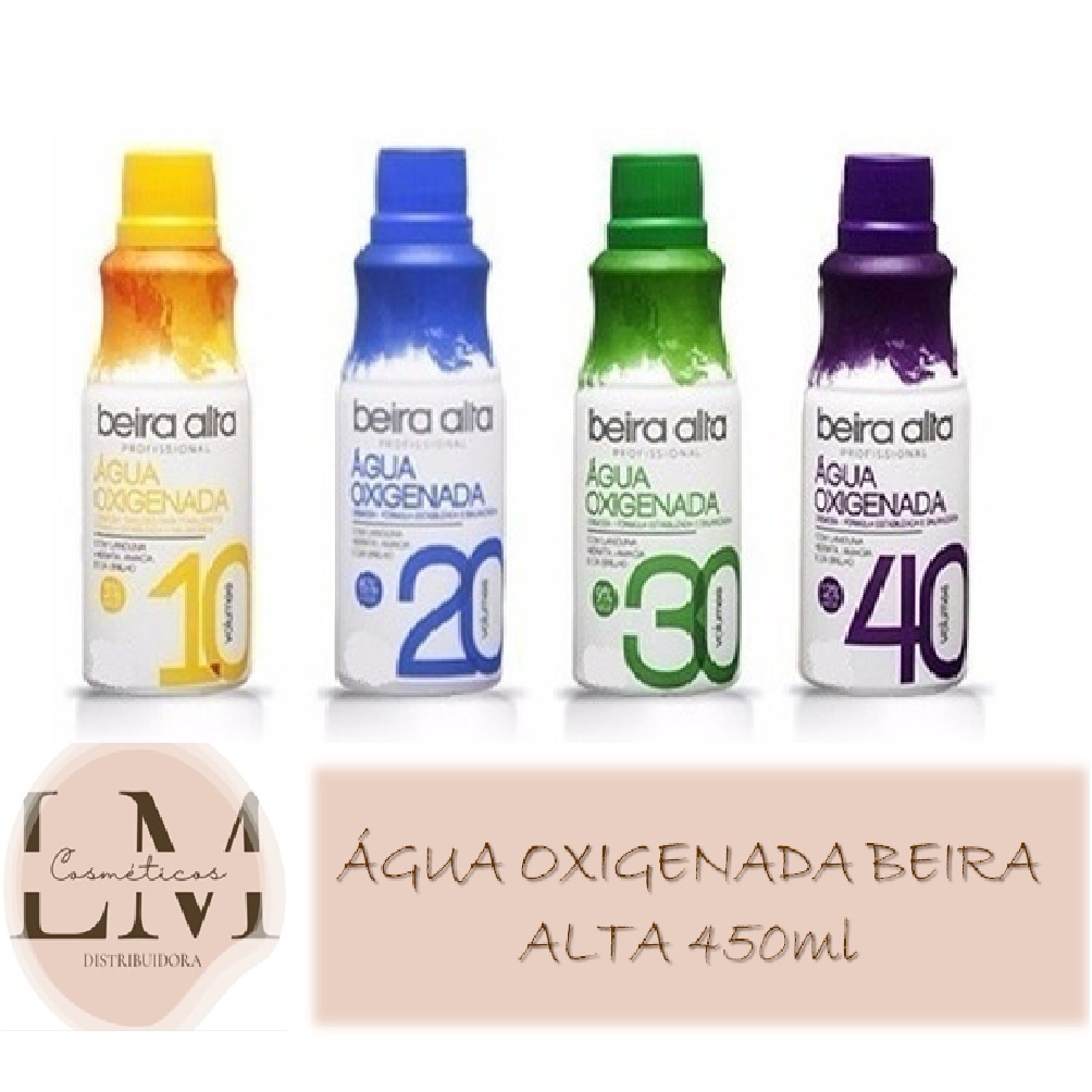 Água Oxigenada 450ml - Beira Alta (escolha a volumagem) em Oferta na Shopee