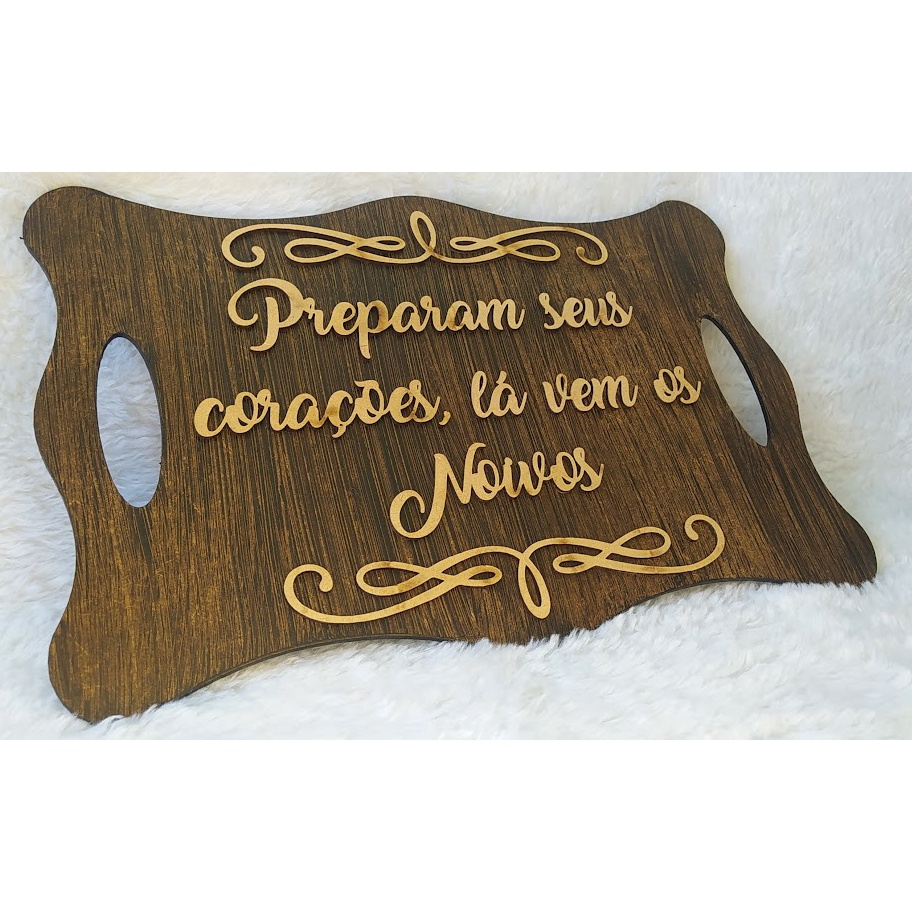 Placa Rustica Para Casamento Personalizada - Placa de Noiva - Frase Personalizada