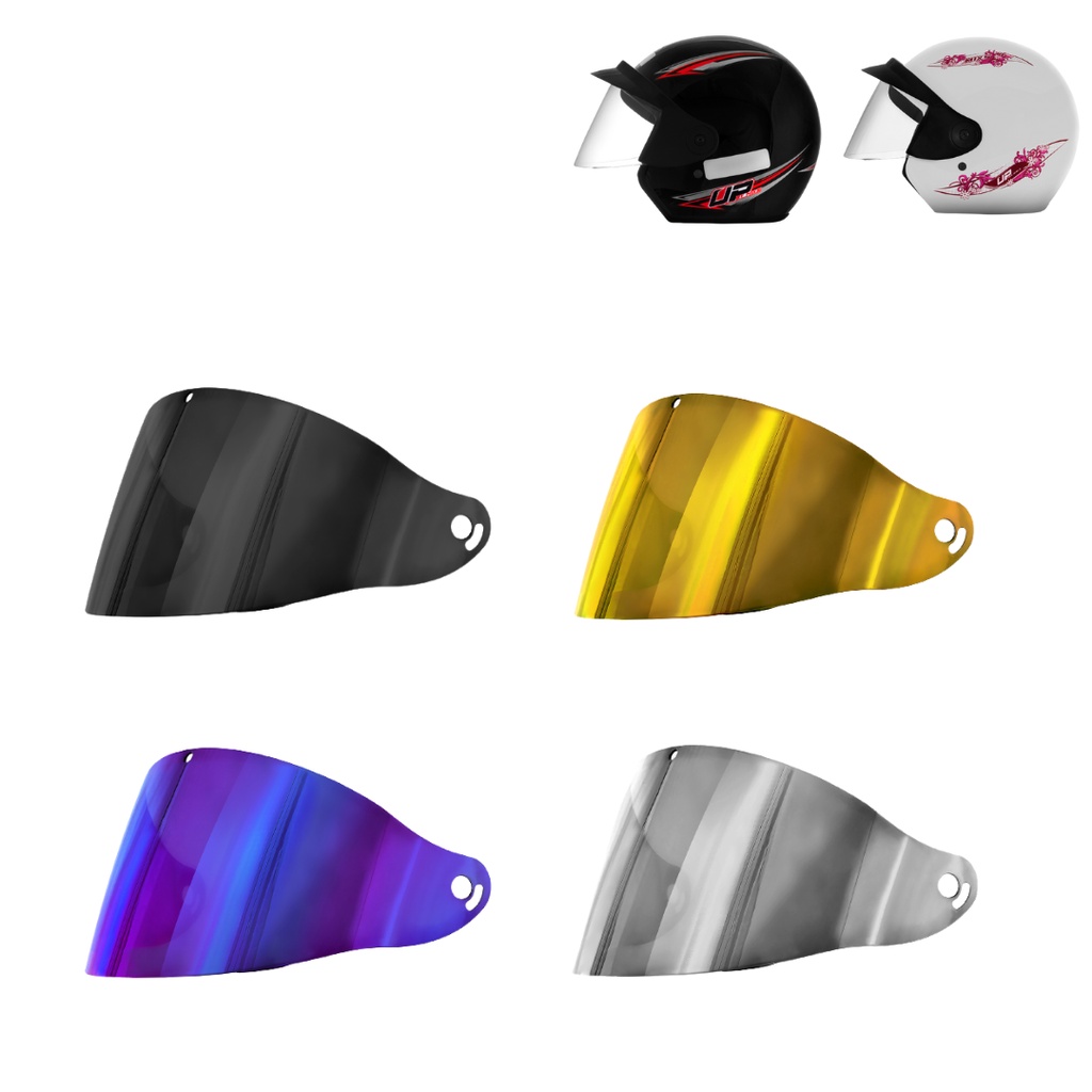 Viseira Para Capacete  Mixs Up / Up For Girls Injetada Resistente Peças Acessórios De Reposição