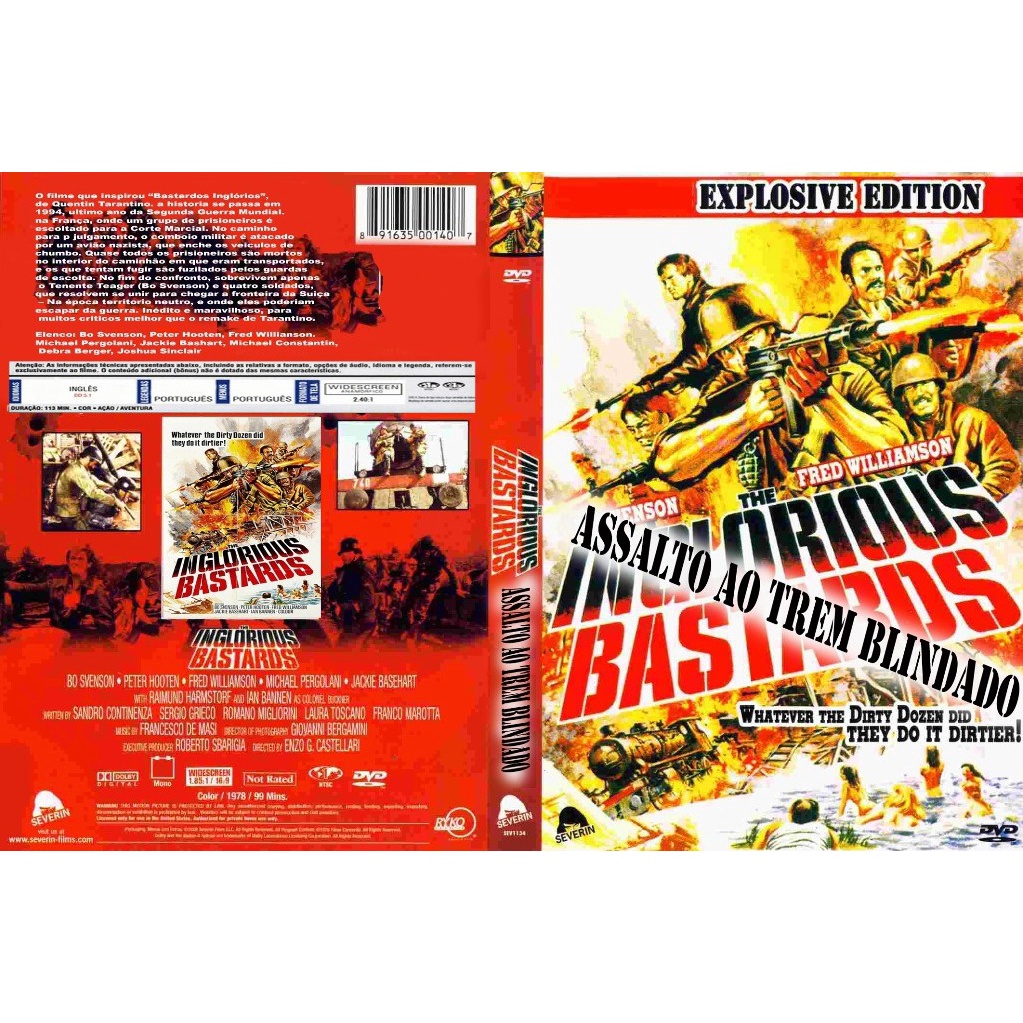 DVD Assalto ao Trem Blindado 1978 Dublado/Dual Áudio HD1080p