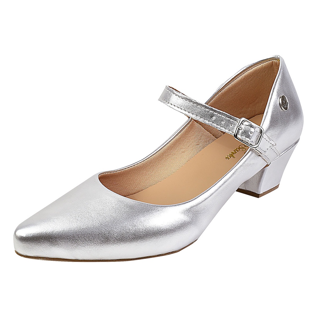 Sapato Feminino Scarpin Bico Fino Boneca Donna Santa