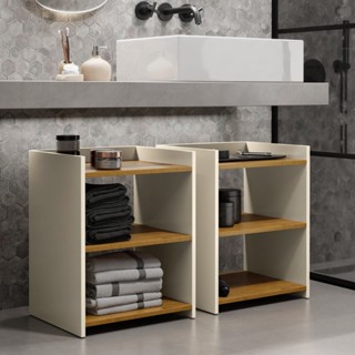 Organizador  Banheiro Clean Mesa de Cabeceira Multiuso Organizador - Cores