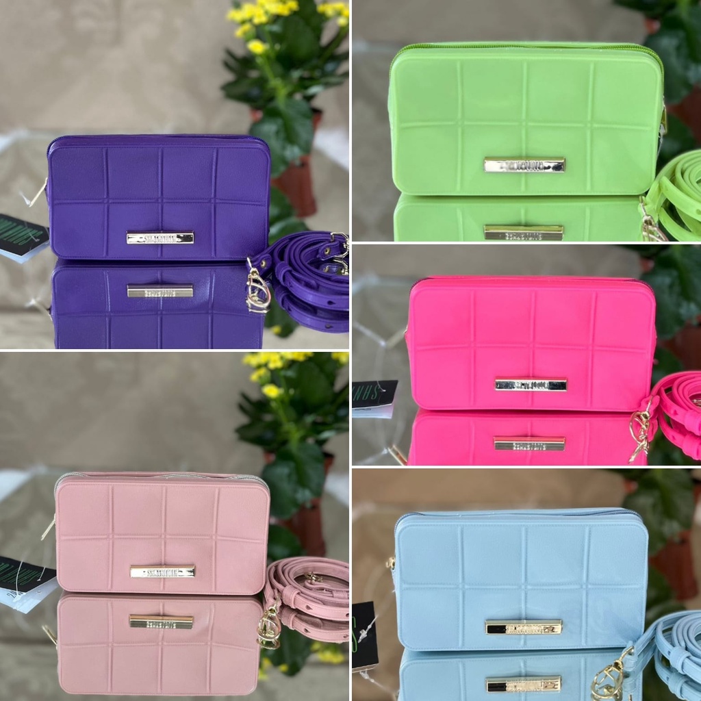 Bolsa Carteira Feminina com Alça Transversal Removível 2 em 1 ENVIO IMEDIATO TENDÊNCIA