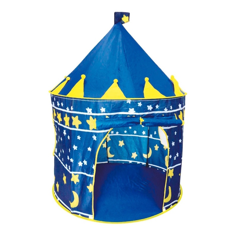Barraca Tenda Toca Infantil Criança Castelo Azul Príncipe