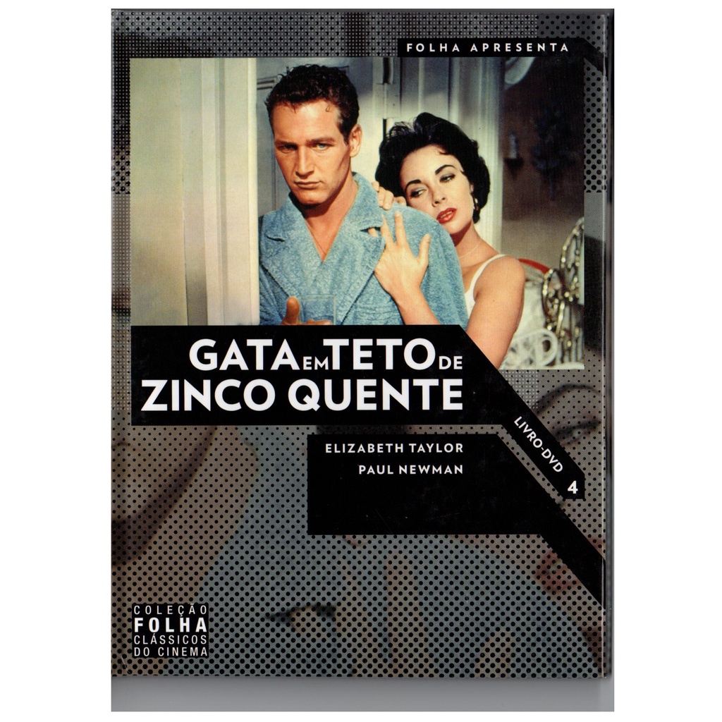 Coleção Folha Clássicos Do Cinema Gata Em Teto De Zinco Quente