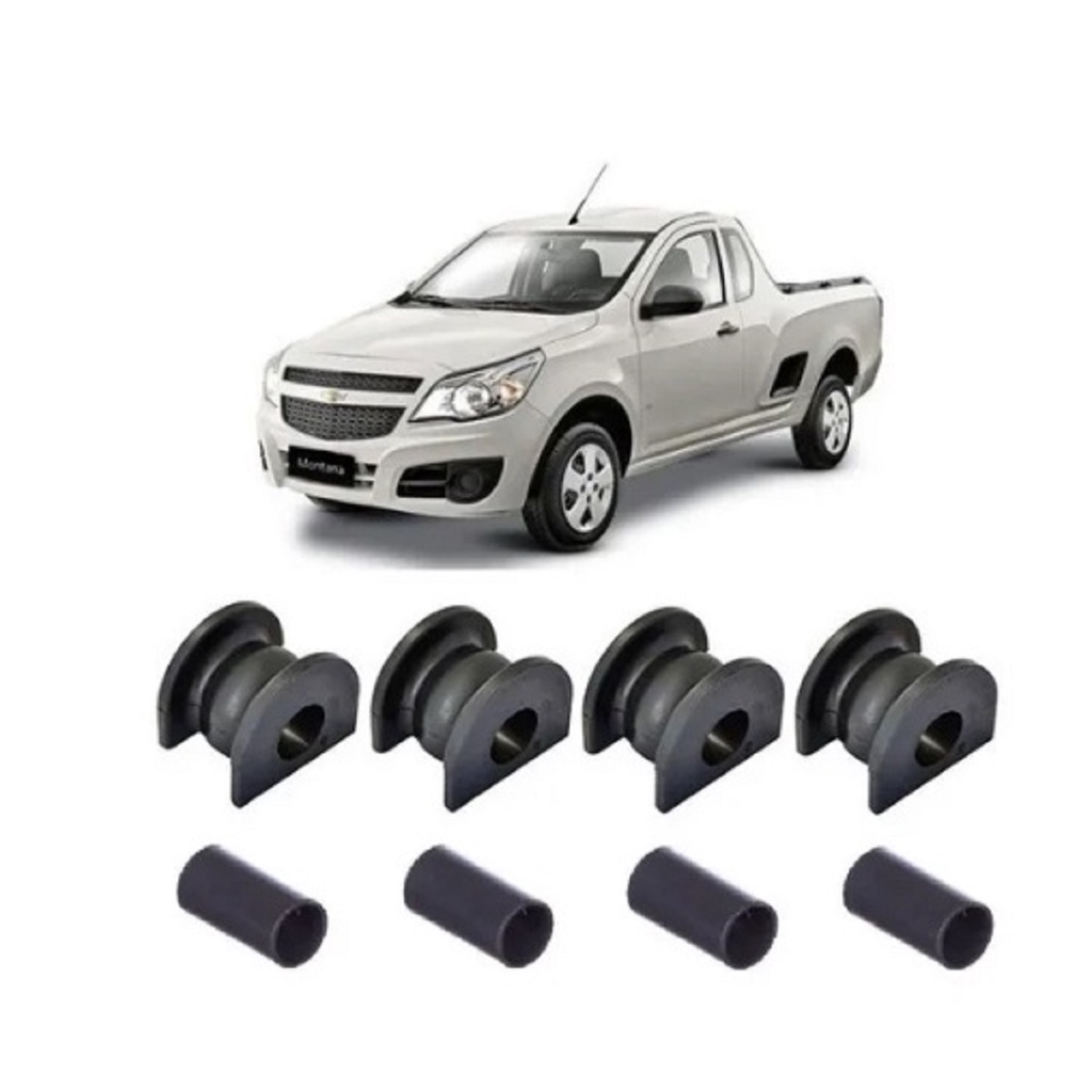 Kit 4 Bucha Barra Estabilizadora Nova Montana 2012 A 2017 em Oferta na Shopee