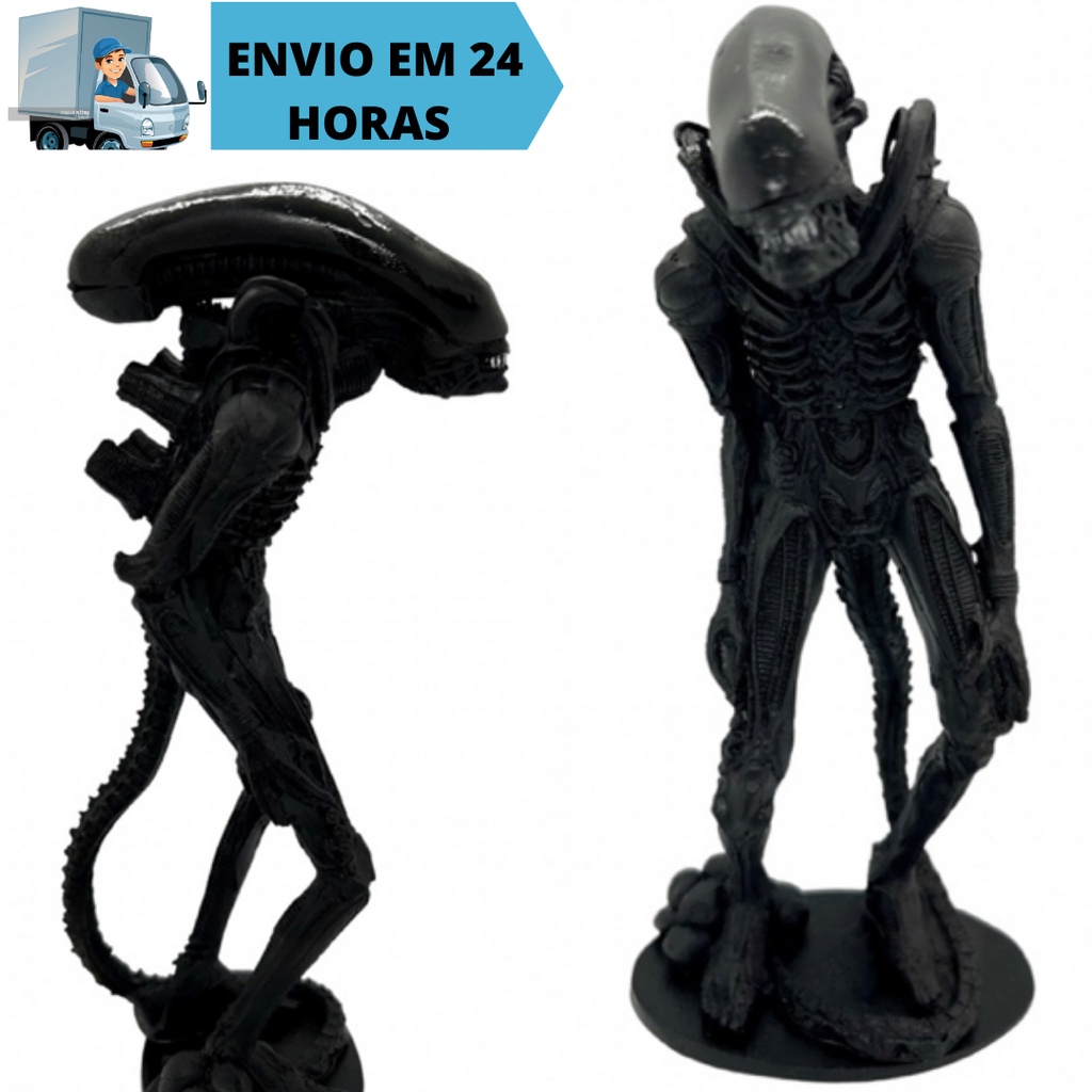 Boneco Alien - Colecionaveis - Miniatura - Estatueta - Estátua - Action Figure - Resina