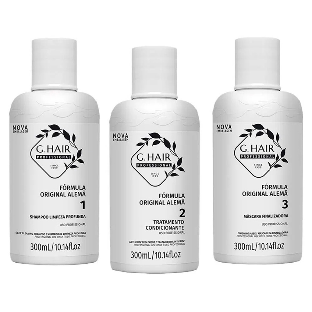 Kit Inoar G hair Escova Progressiva Alemã 300ml