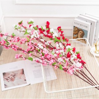 Haste de Pessegueiro Flor de Pêssego Artificial Decoração de Ambientes Diversos