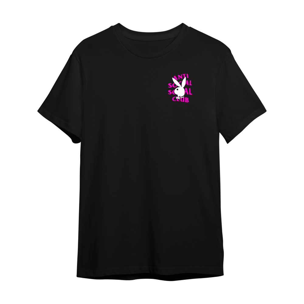 Camiseta Camisa Anti Social Social Club Coelho Playboy REF847