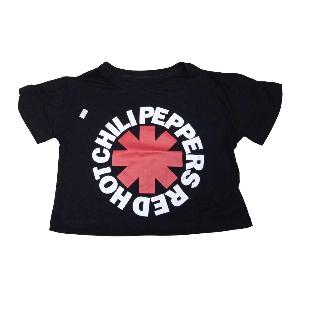Cropped Red Hot Chili Peppers Baby Look Blusinha Feminina SF388