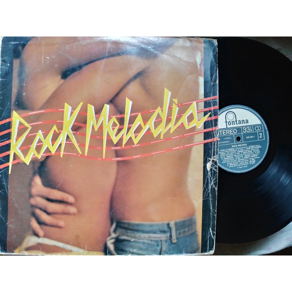 Lp vinil - rock melodia / jorge ben/ caetano/ claudete soares/  samba rock