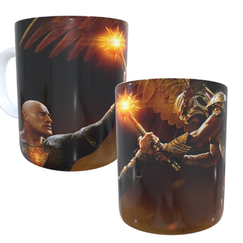 Caneca personalizada Adão negro vs Gavião Negro