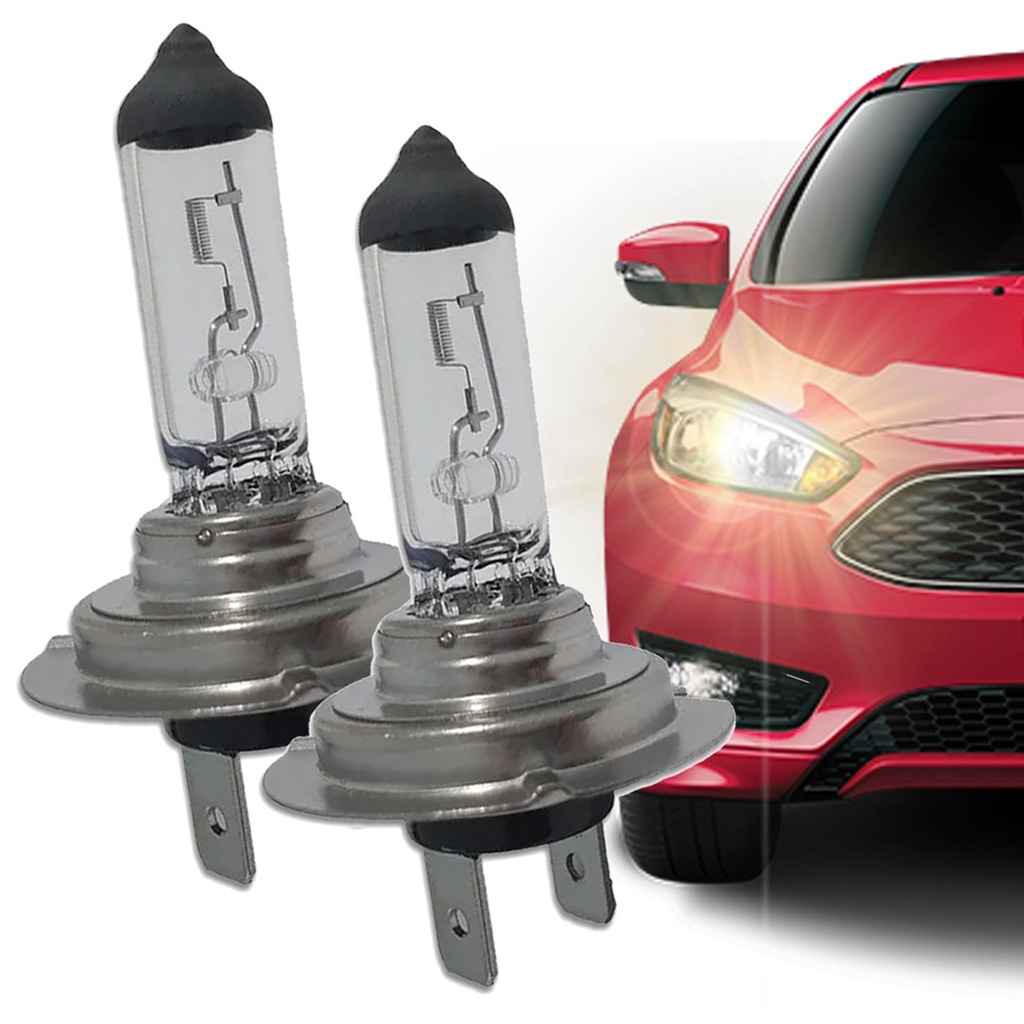 Par De Lâmpadas Automotiva Halógena H7 12v 55w Px26d para Farol De Carro em Oferta na Shopee