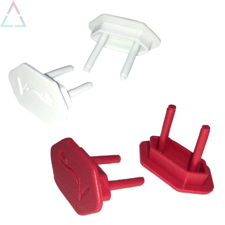 Tampa Protetor 10 UNIDADES De Tomada Vermelho 220v ou Branca 110v deixa a casa segura para crianças