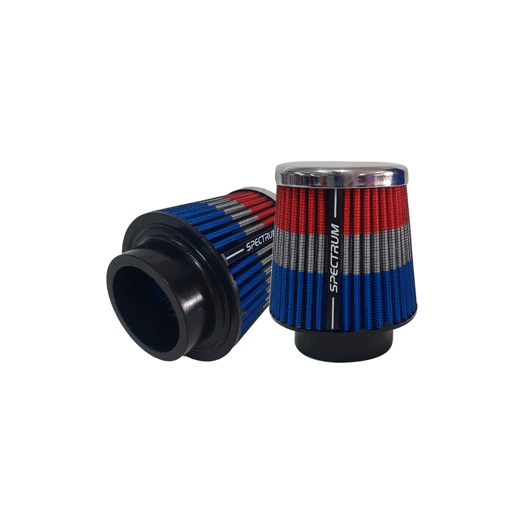 Filtro de Ar Esportivo Spectrum Mono Fluxo Cromado - EUA