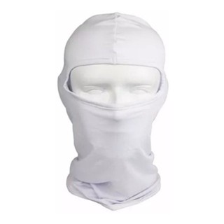 Touca Ninja Motoqueiros Militar Tatica Balaclava Branco