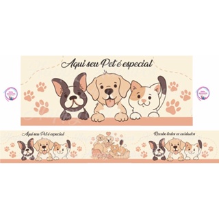 Faixa Adesiva Decorativa Parede Patinhas Pegadas PetShop Cão Gato Animais Banho e Tosa em Oferta na Shopee