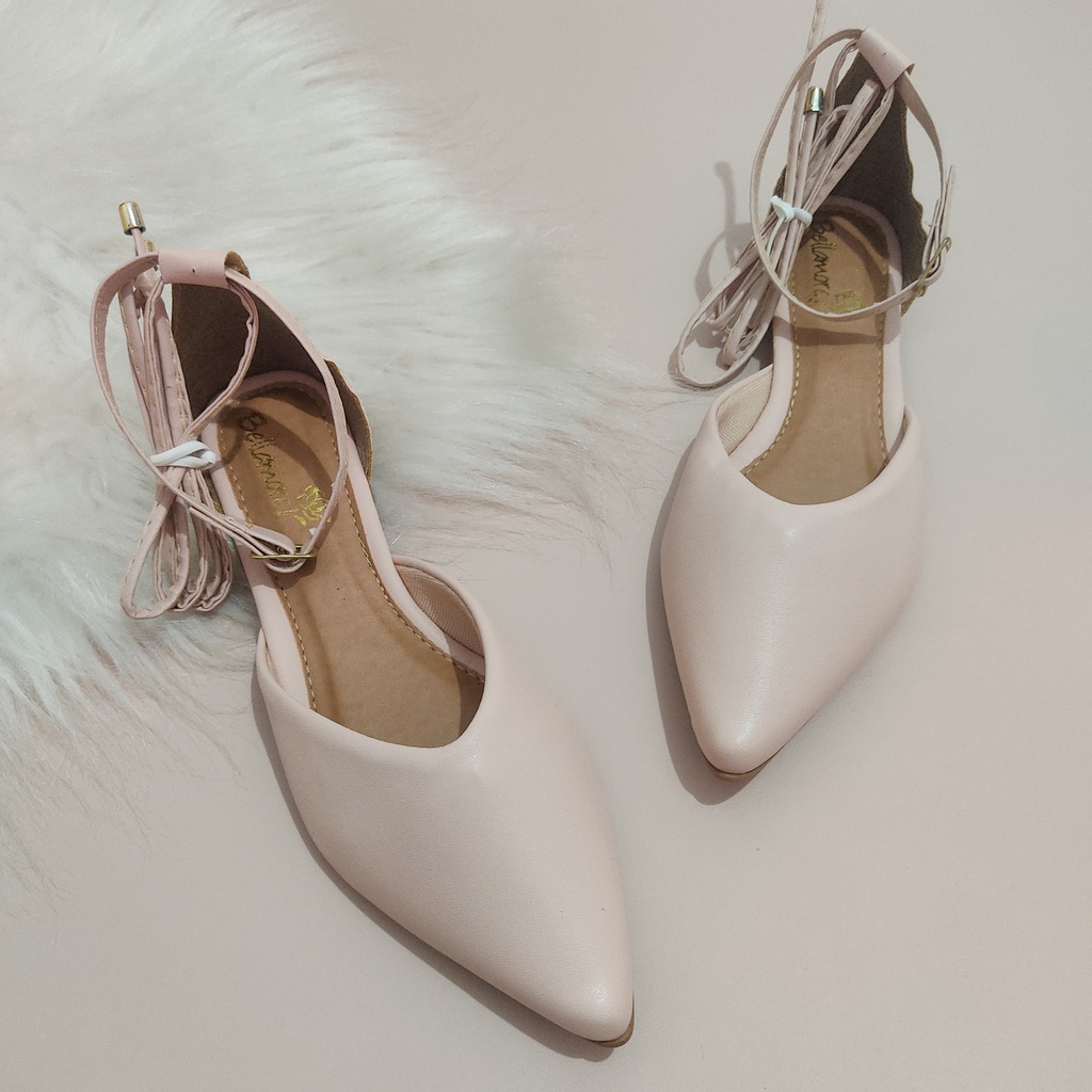 Mule Feminino Casual Com 2 Amarrações  Bico Fino Confort Lançamento Inverno 2025 em Oferta na Shopee