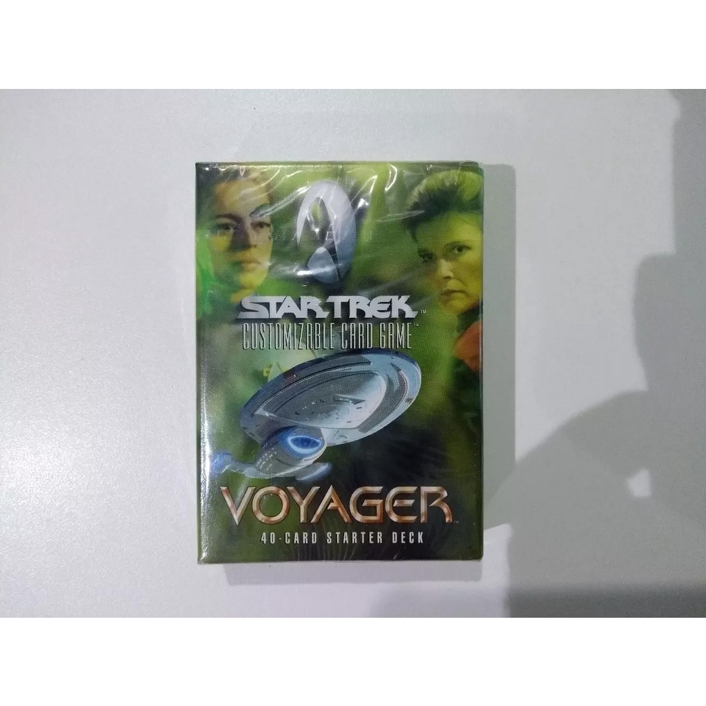 Starter Deck Voyager Star Trek Customizable Card Game - Novo
