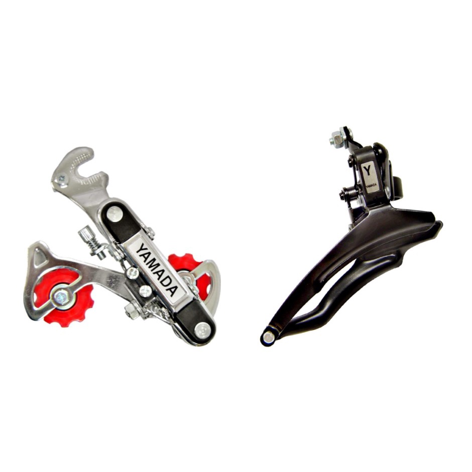 Cambio Traseiro 6V C/Gancheira e Cambio DT Q25 28.6MM Yamada