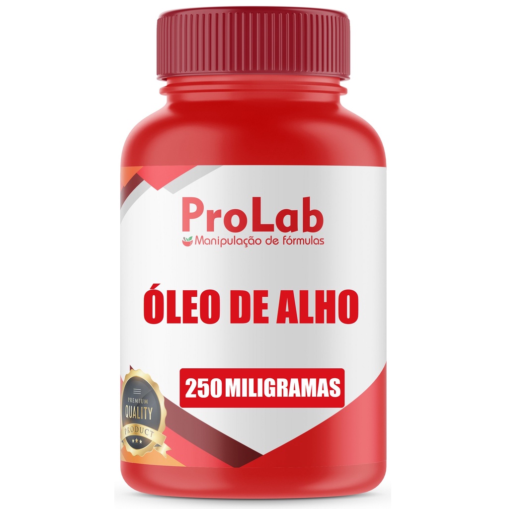 Óleo De Alho 250 Mg 120 Cápsulas