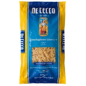 Massa Italiana Conchigliette Lisce De Cecco 500 G