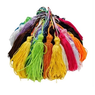 Pingente De Seda Tassel Franja - Pacote Com 50 Unidades Cores Sortidos em Oferta na Shopee