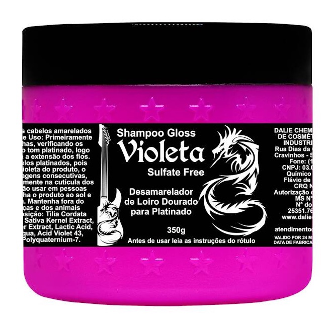 3 SHAMPOO GLOSS VIOLETA COIFFER 350G