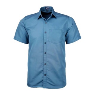 camisa social masculino adulto manga curta lisa casual