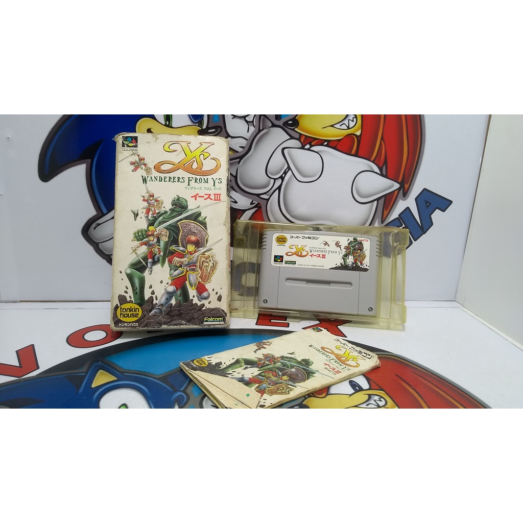 Ys Iii 3 Wanderers formulário Ys Super Famicom Nintendo