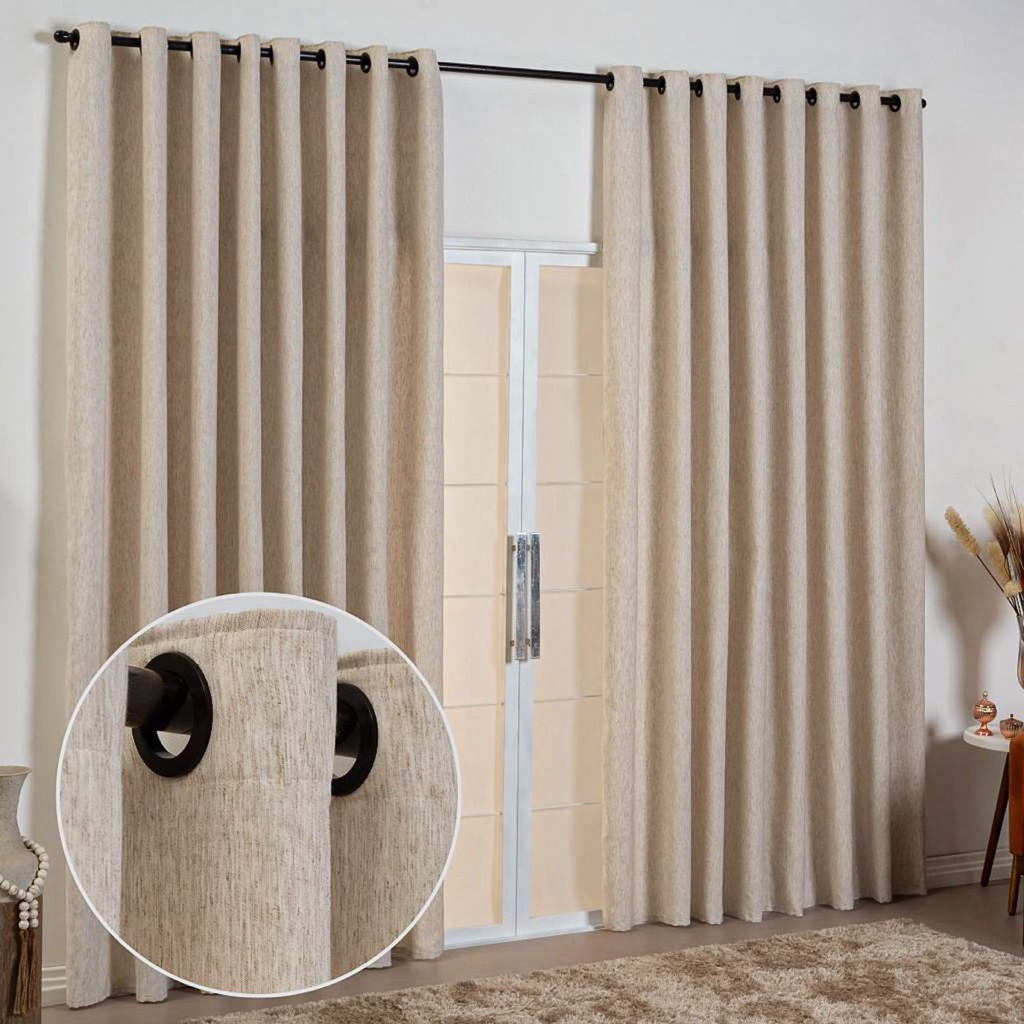 Cortina Luxo De Linho 2 80 X 2 30 M