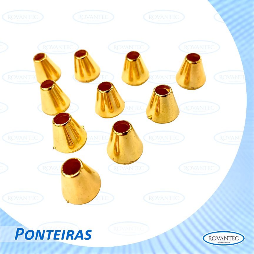 Ponteira Sininho Dourada Para Biquini Pacote com 100 ou 1000 Unidades em Oferta na Shopee