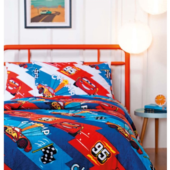 Manta Cobertor Infantil Para Meninos - Estampa Relampago Mcqueen/ Carros - Linha Disney