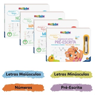 Coleção com até 4 Livros: Escreva e Apague Quantas Vezes Quiser! em Oferta na Shopee