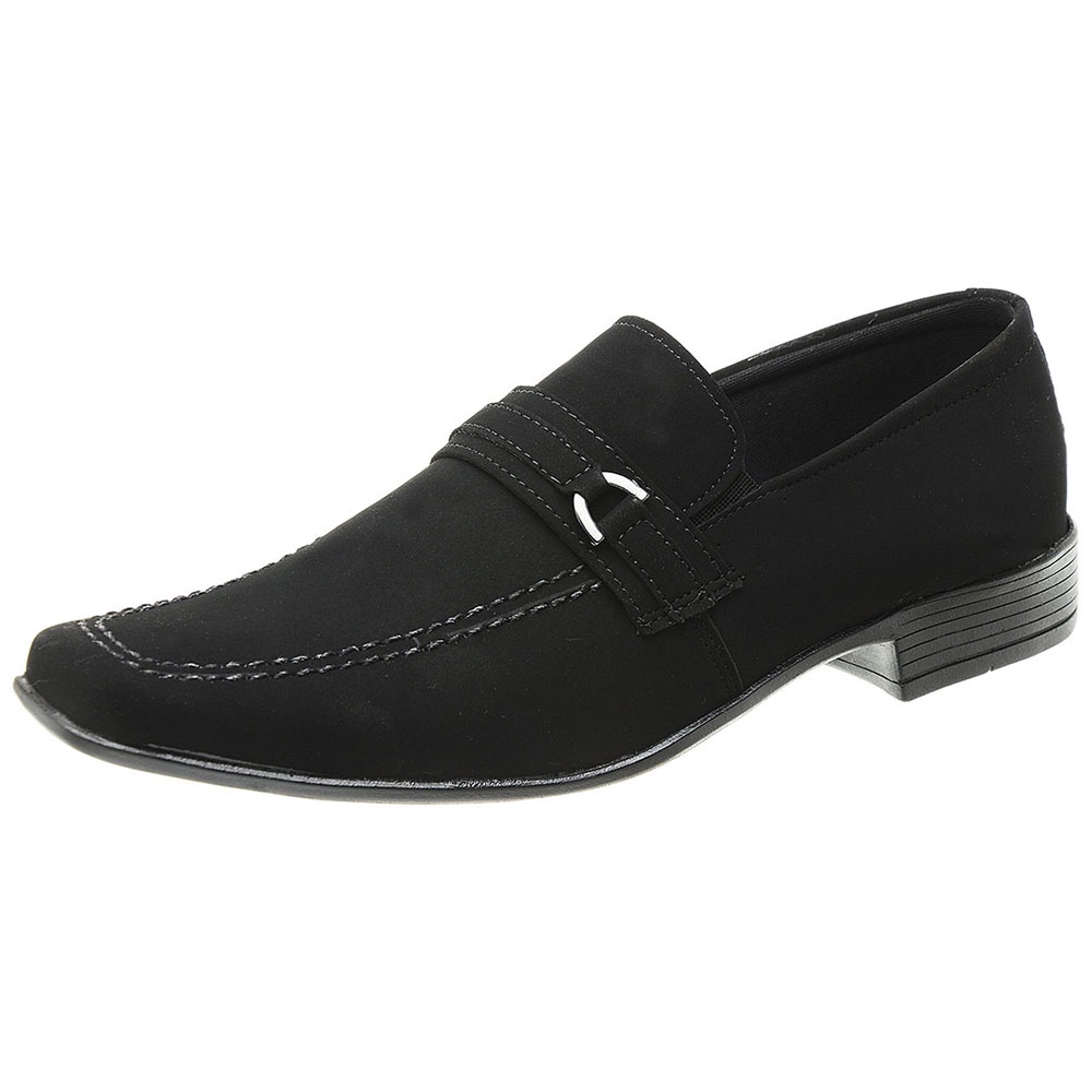 Sapato Social Elegante de Couro Nobuck Masculino com Solado Antiderrapante Super Confortável e Barato em Oferta na Shopee
