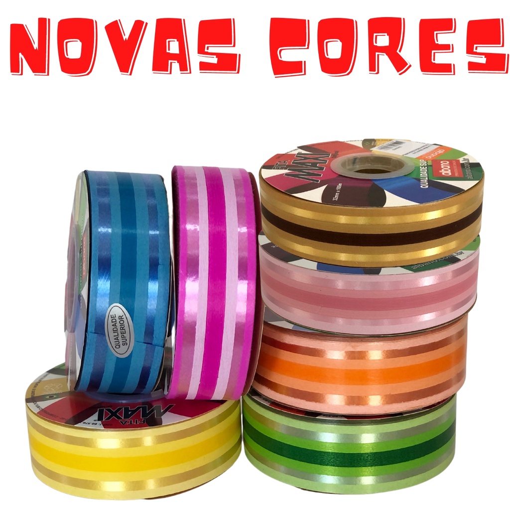 Fita Maxi Nova Eva 32mmx100m diversas